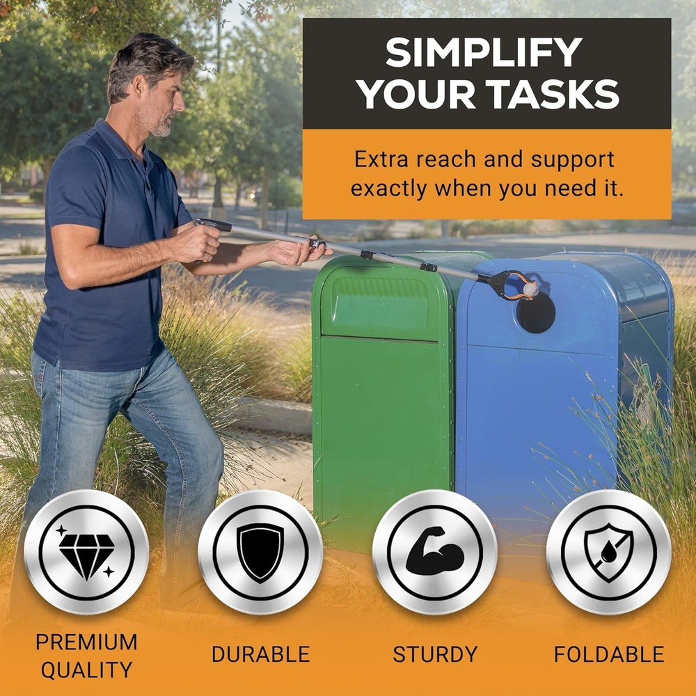 36" Flexible Folding Grabber Tool for Elderly + Magnets