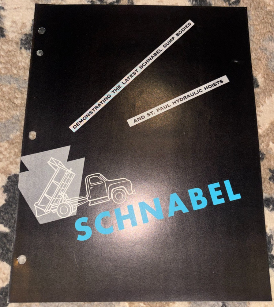 Schnabel Dump Bodies Brochure AMIL25 black