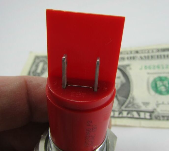 Fancy CML Chrome Plated Brass Red Control Panel Indicator Lamps, Light 24VAC