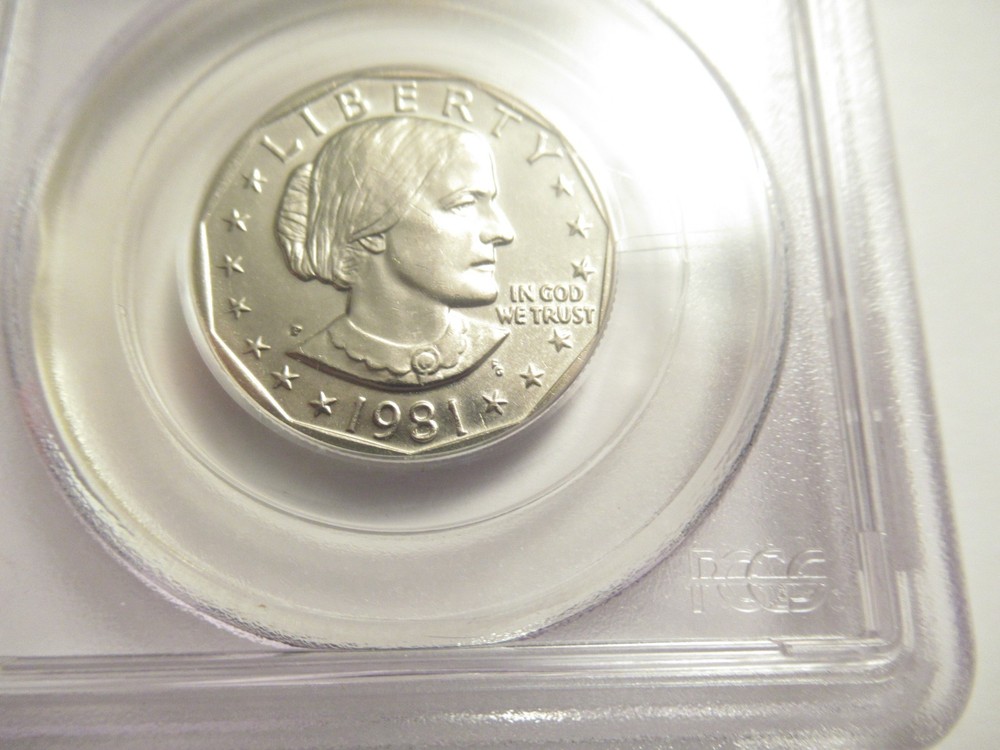 1981 P Susan B Anthony Dollar, PCGS MS64
