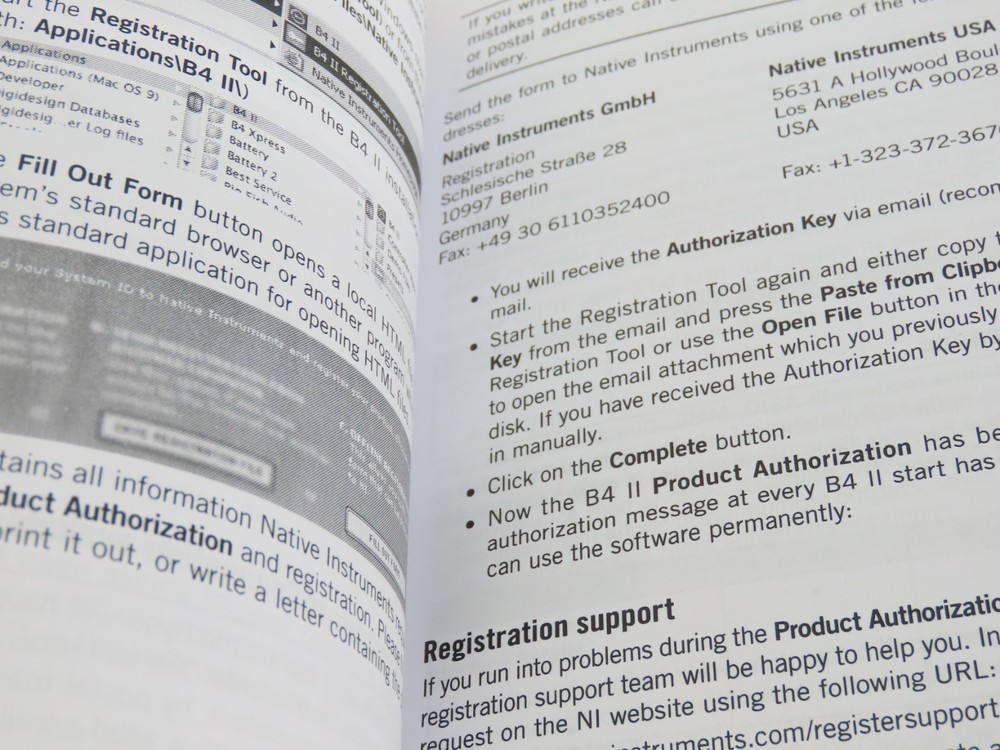 Native Instruments B4 II Operation Manual Software Synthesis 2004 Guide
