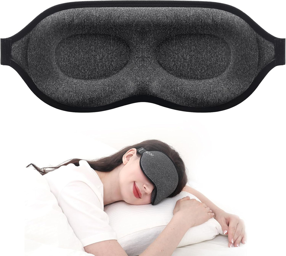 3D Luxury Sleep Mask - Complete Light Blocking for Comfortable Sleep