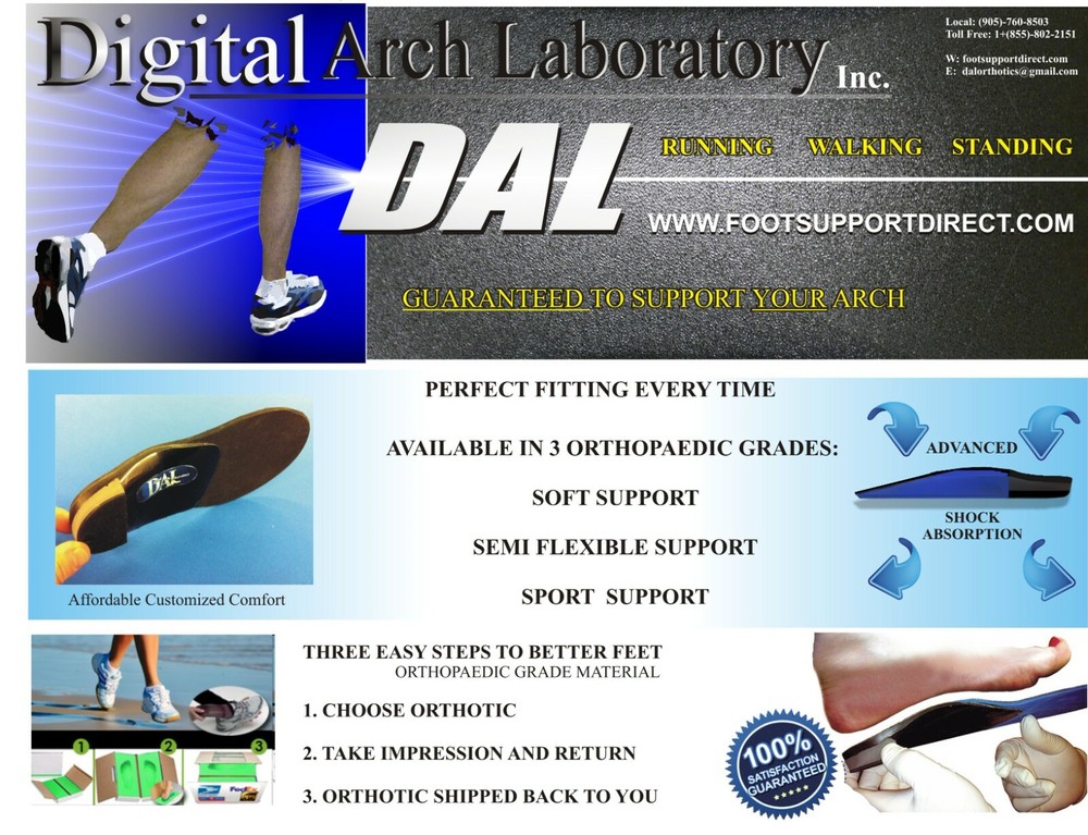 Foot Craft Custom Orthotics Foot Support Arch E-bay