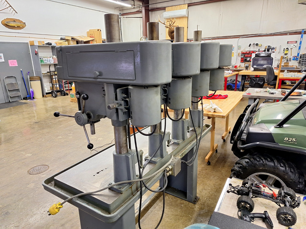 Clausing 4 spindle drill press