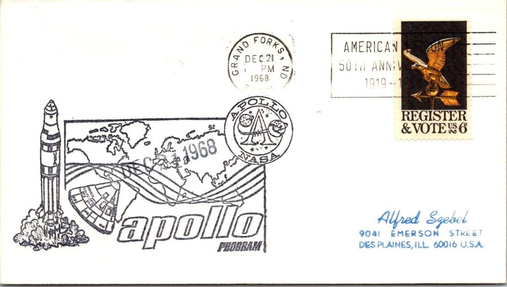 12.21.1968 Apollo Program - Grand Forks, ND - J18945