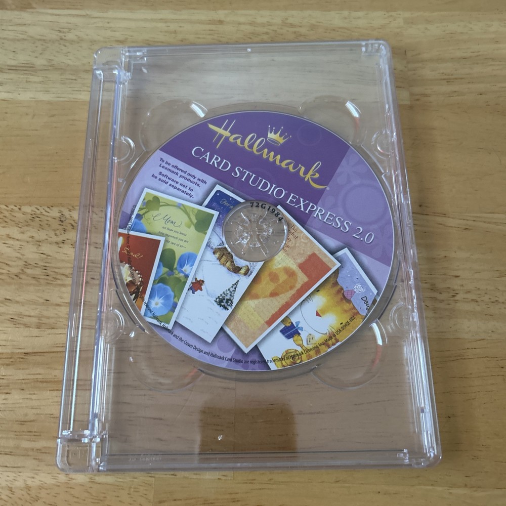 Hallmark Card Studio Express 2.0 CD-ROM Software