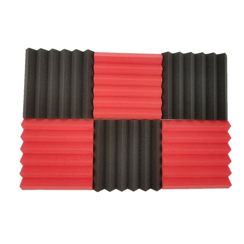 12 pcs 2"x12"x12" Premium Acoustic Foam Panel Tile Wall Record Studio Soundproof