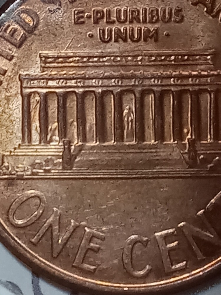 1994 Lincoln Cent With Very Rare Reverse Die Clash!!