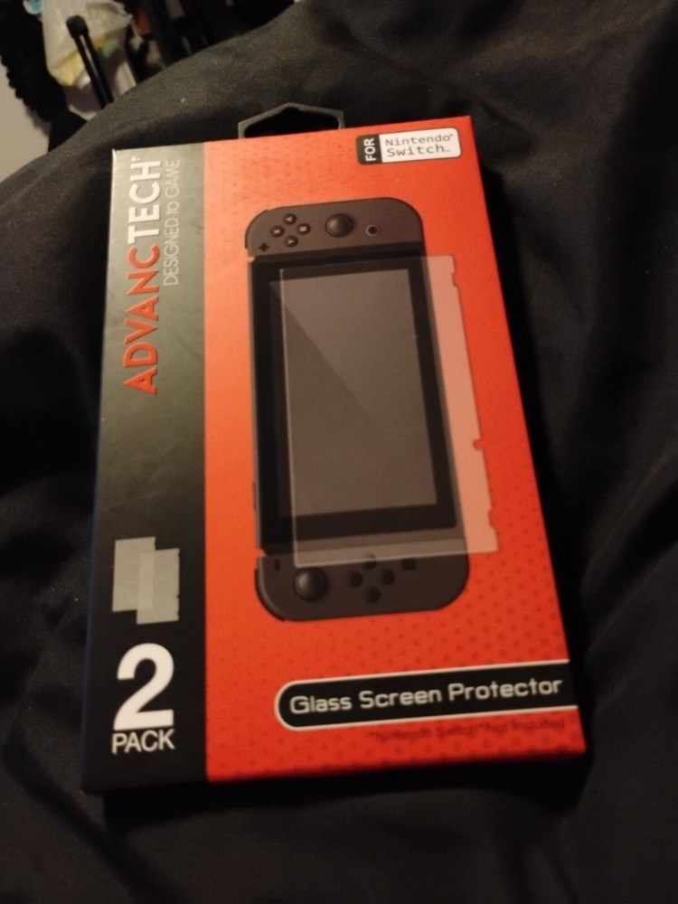 ADVANCTECH Nintendo Switch Glass Screen Protector 2 Pack NIB
