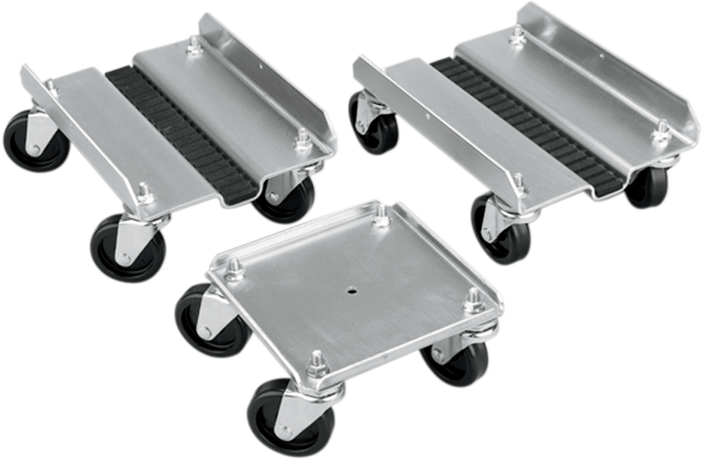 SUPER CADDY SEMI PRO SLED DOLLY ALUMINUM 3 PIECE SET