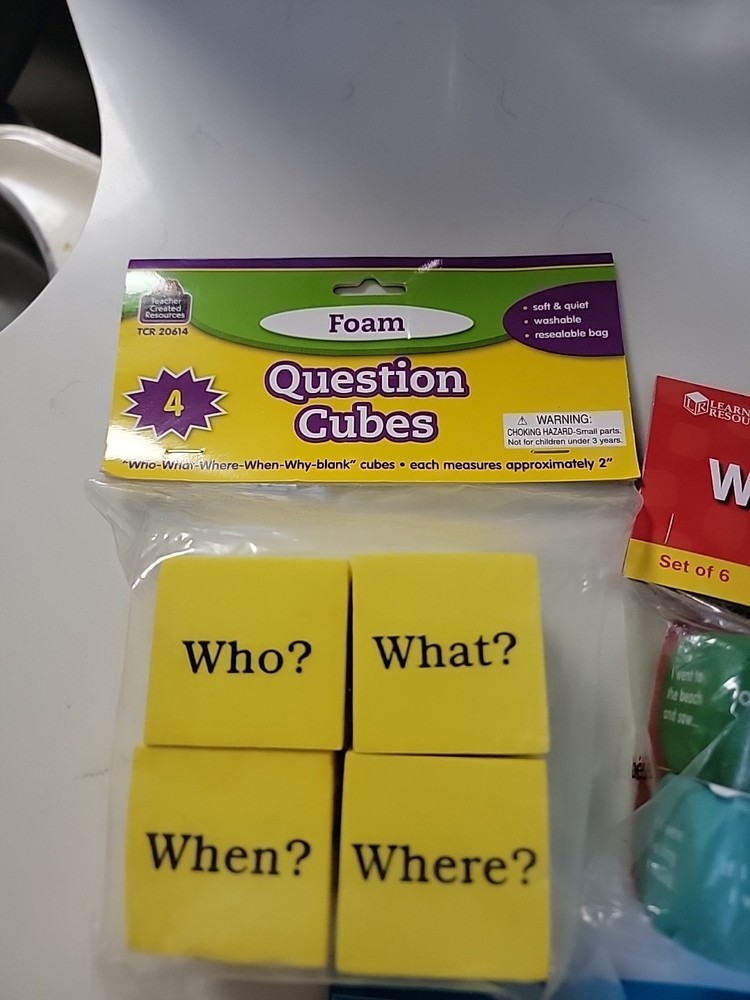 READING COMPREHENSION Soft Foam Question Cubes GROUPS TEACHERS GROUP LEARNING