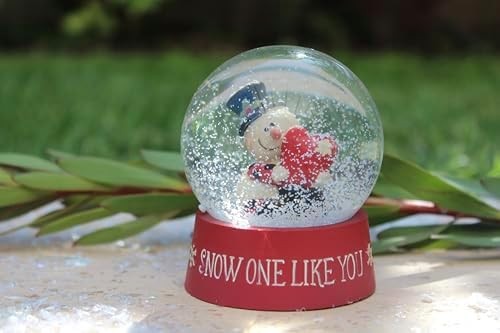 Christmas Snow Globe with Snowman