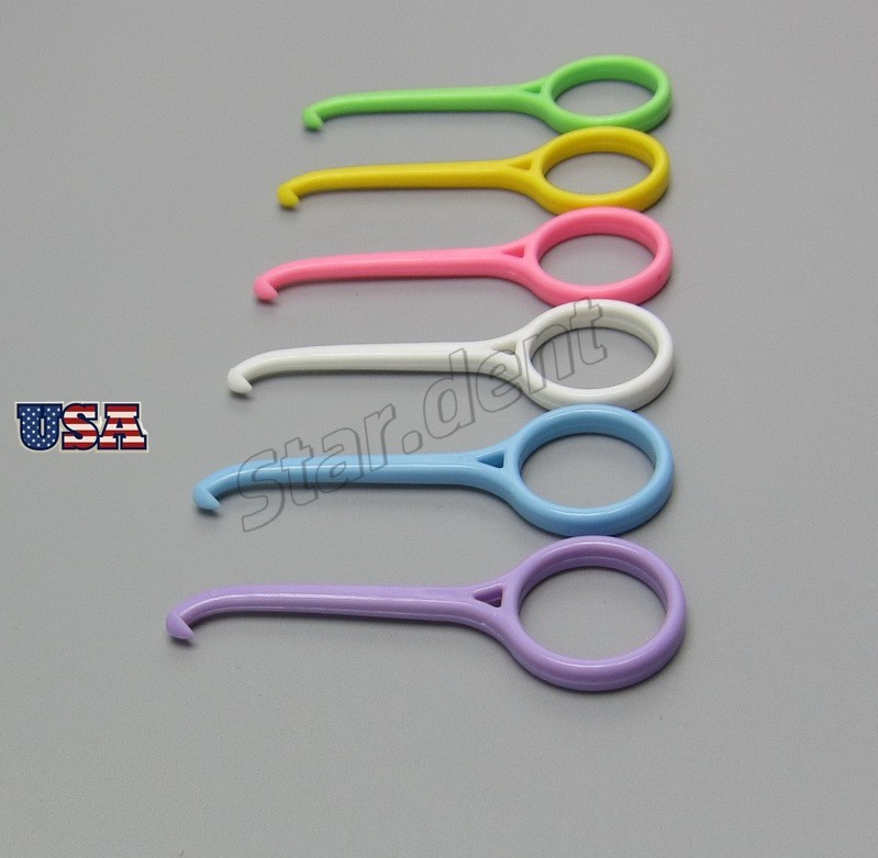 100Pcs Orthodontic Aligner Removal Tool Braces Extractor Nice Invisible Colors