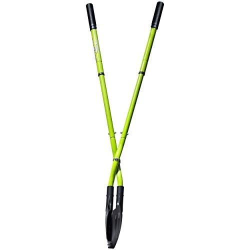 EARTHWISE 50002 GATOR GRABBER TELESCOPING LEAF CLEAN-UP TOOL - GREEN/BLACK