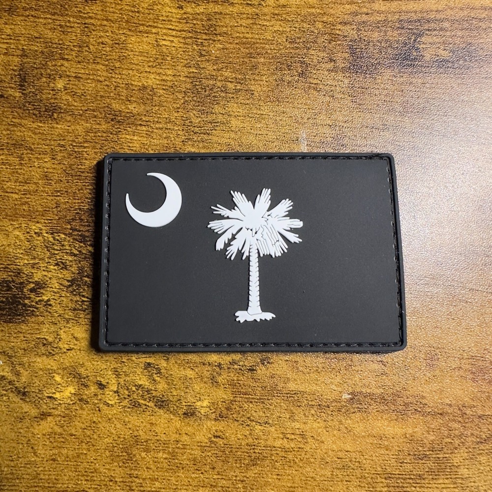 Subdued South Carolina State Flag PVC Patch
