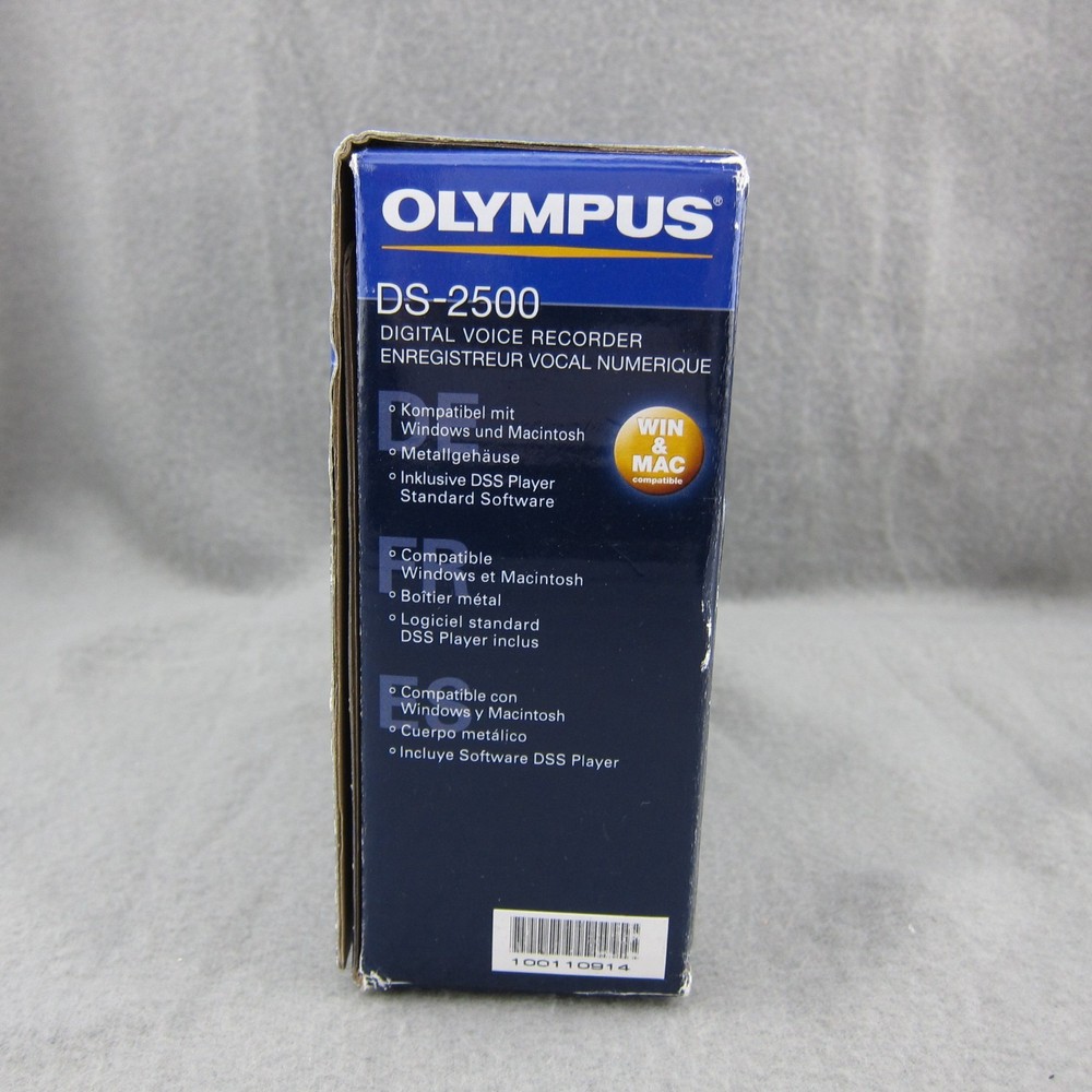 OLYMPUS DS-2500 Digital Voice Recorder dssPRO Open Box