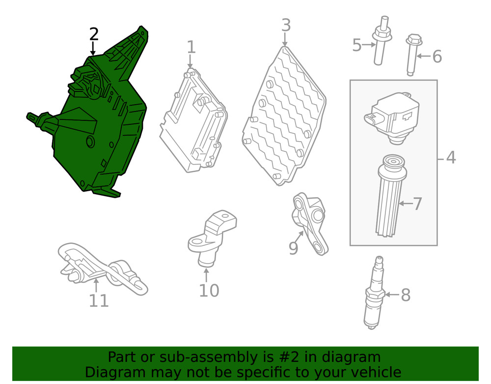 Genuine Ford Bracket CV6Z12A659F