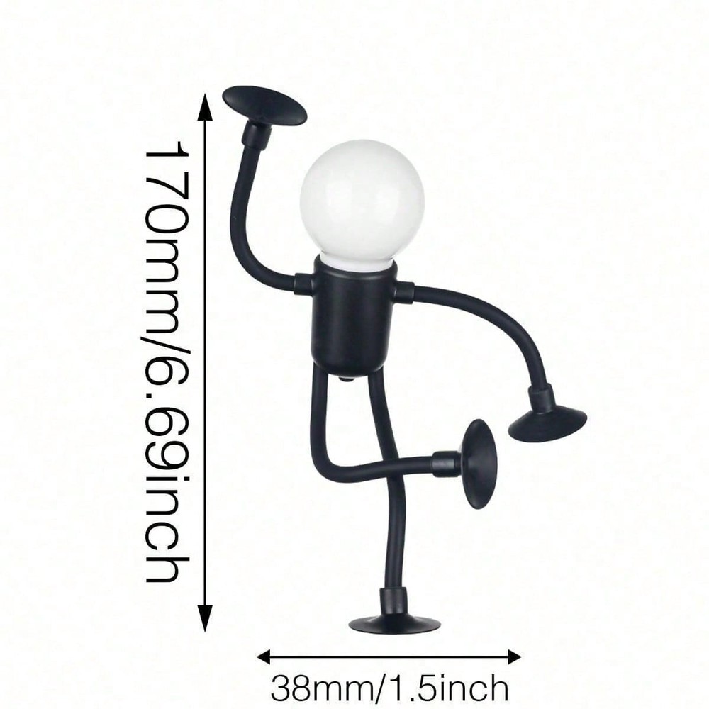 Interactive Decorative Night Light - Bendable Sportsman for Creative Spaces