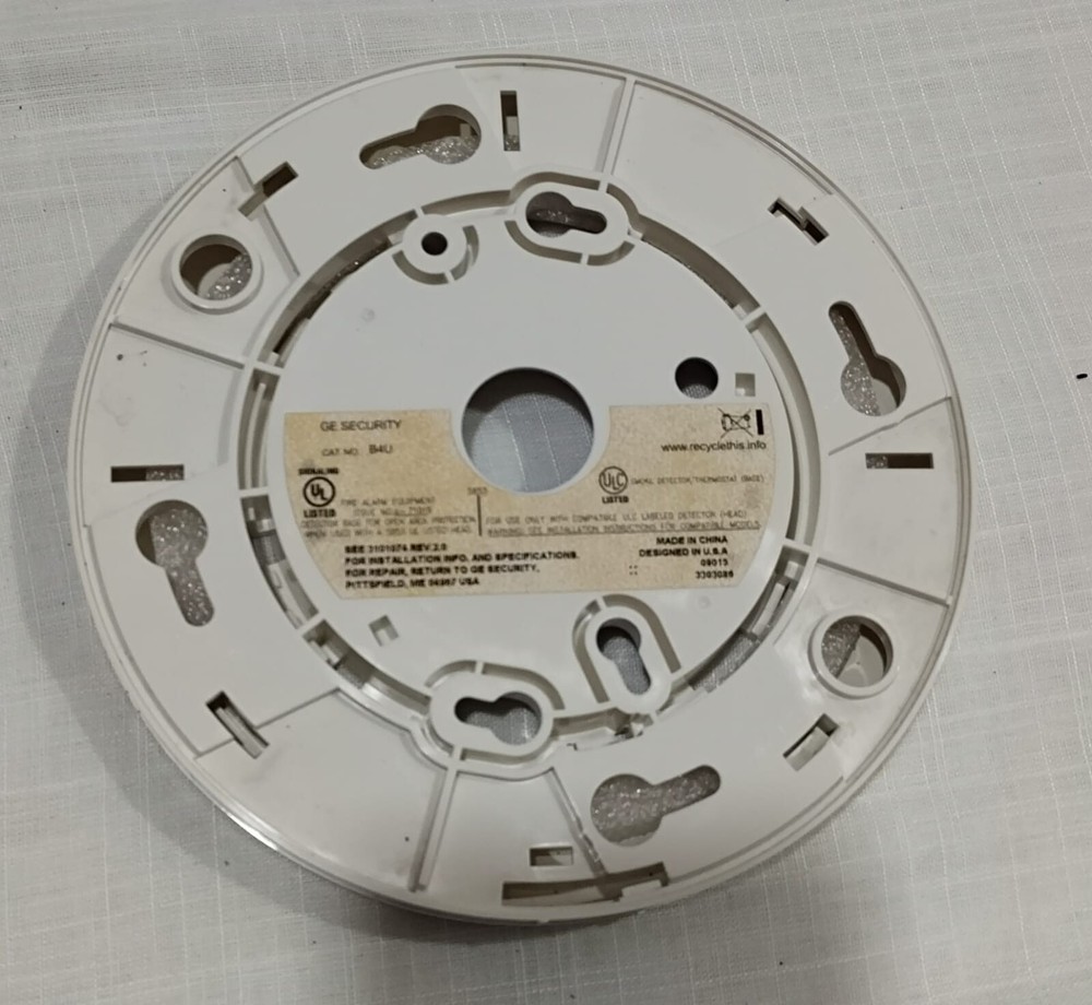 GE Edwards B4U Analog Dectector Base for Intelligent Addressable Detector