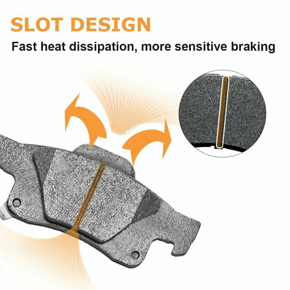 Front & Rear Disc Ceramic Brake Pads Kit for 2003 2004 Dodge Dakota