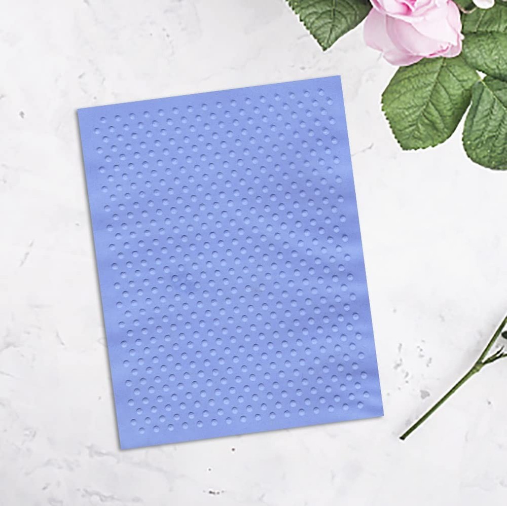 3-D Textured Impressions Dots Embossing Folder, Background Plastic Embossing ...