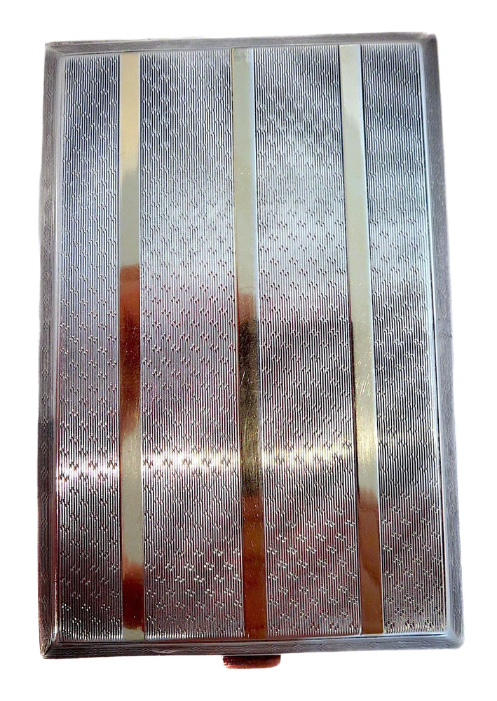 SILVER Art DECO - ANTIQUE Box Or CASE Signed