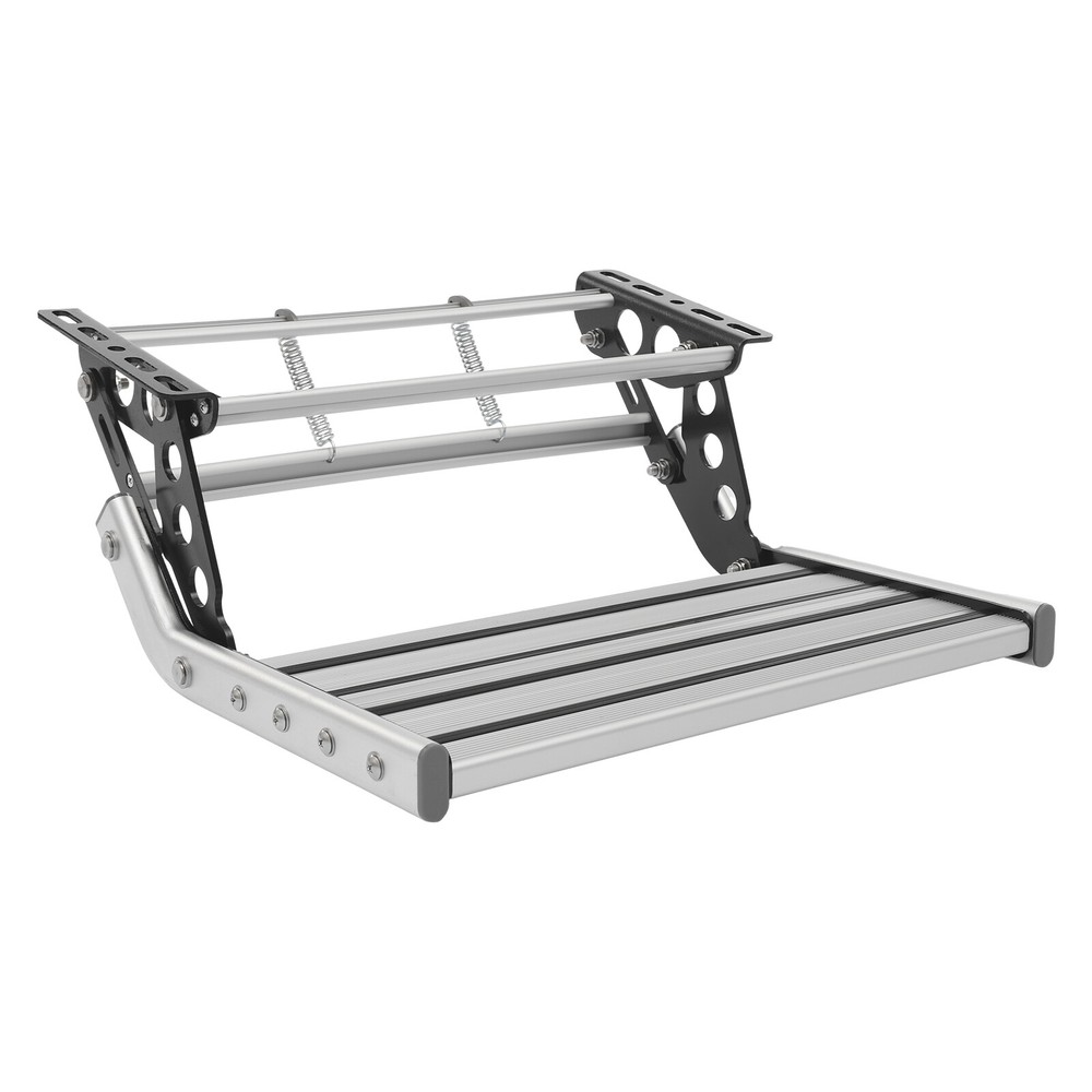 Folding RV Step Manual RV Step RV Trailer Camper Step with LED Light 330lbs Load
