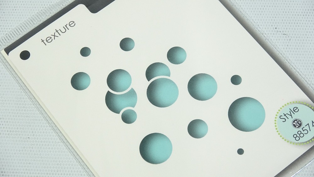 2014 Memory Box Texture Designer Stencil Bubbles 88574