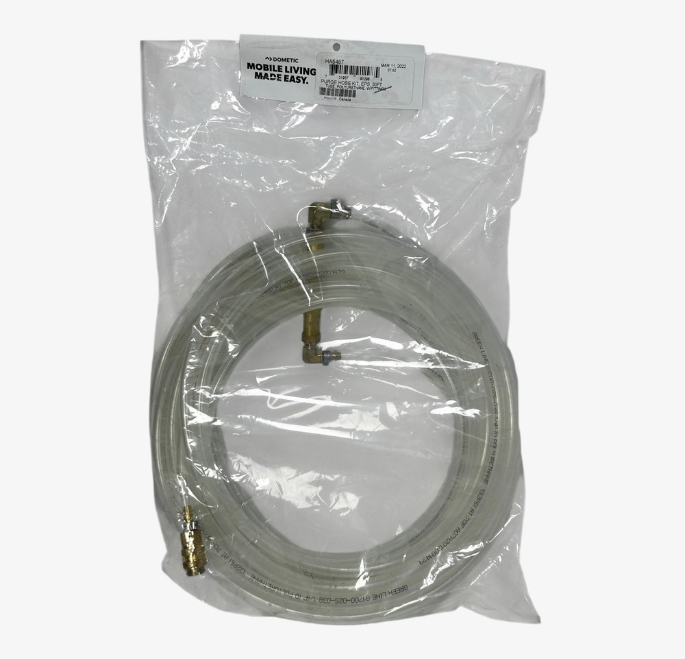 Dometic HA548, Purge Hose Kit w/ Fitting, ESP - 30 FT