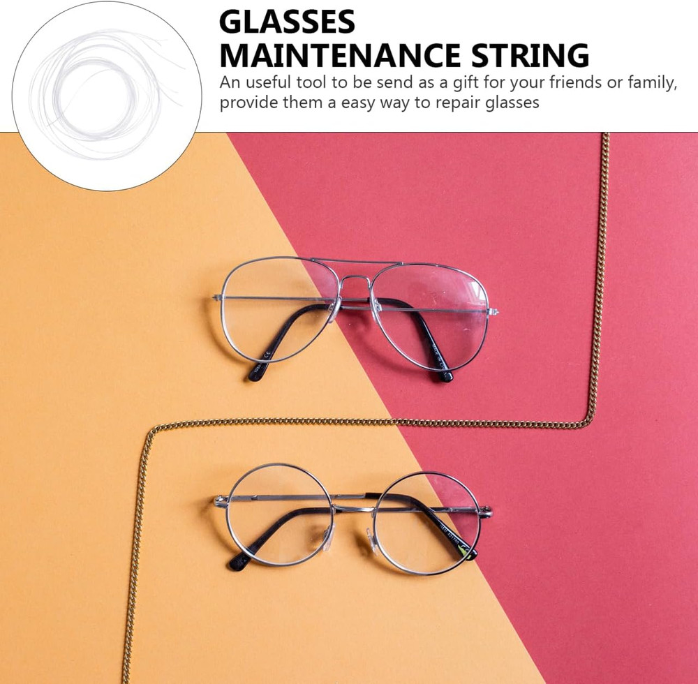 Glasses Repair String Eyeglass Repair String- 3 Pack Glasses Maintenance Tools,