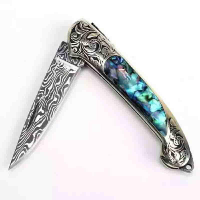 Abalone Shell Knife Handle Acrylic Scale Slabs DIY Material Making Knive Plate #