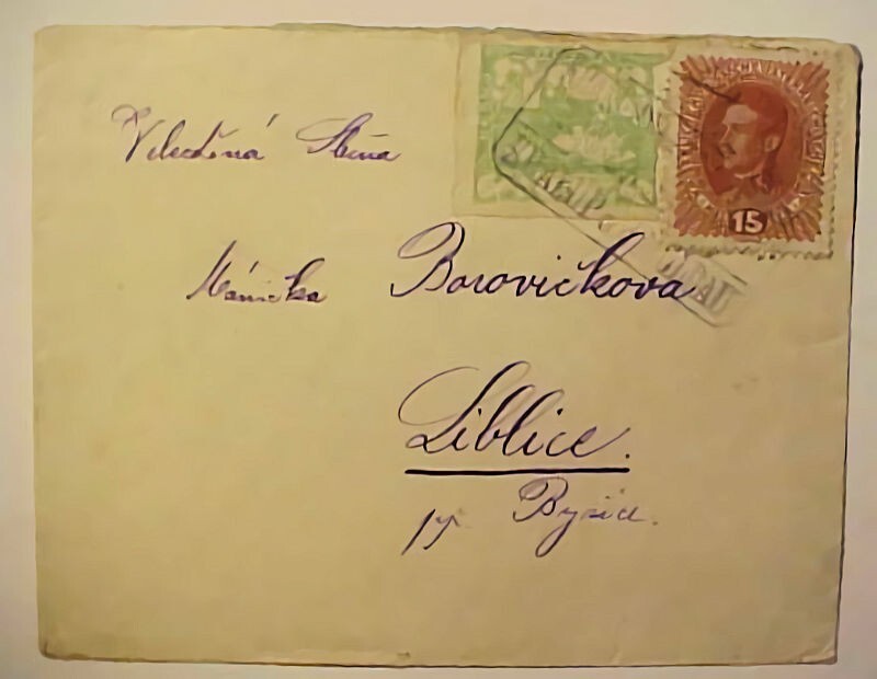 CZECHOSLOVAKIA MIXED AUSTRIA KRAMIP ( 1920)