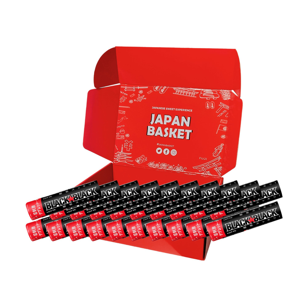 Lotte Black Black Strong Type Mint Tablets Japan