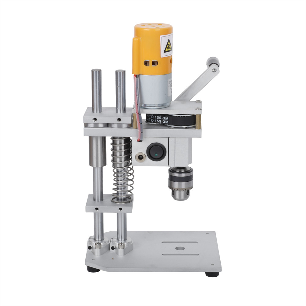Mini Drill Press Bench Portable Driller Precision CNC Table Milling Machine +96W
