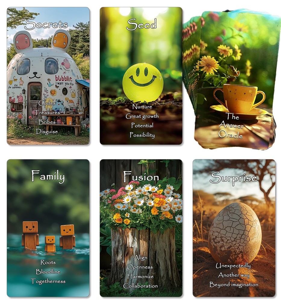 Intuition Oracle Cards Deck, A 78-Card Deck for Clarifying and Single Draws