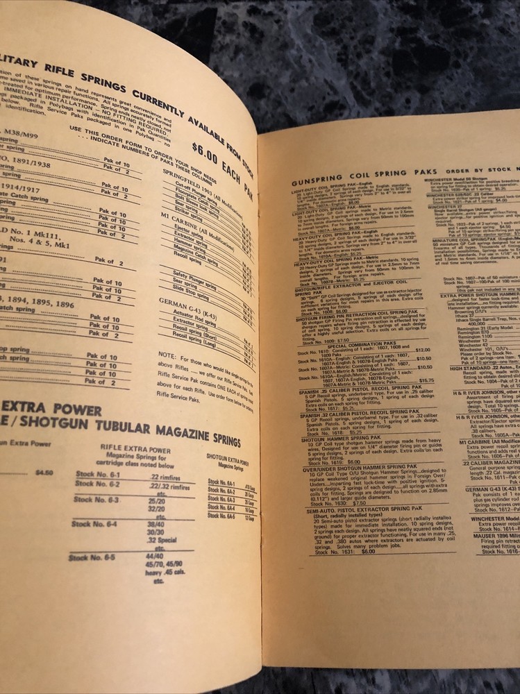 J Glendening Parts Catalog