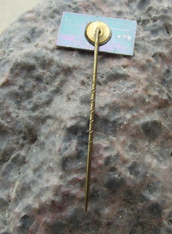 BASF German Vintage Computer Mainframe Consumer Electronics Technology Pin Badge