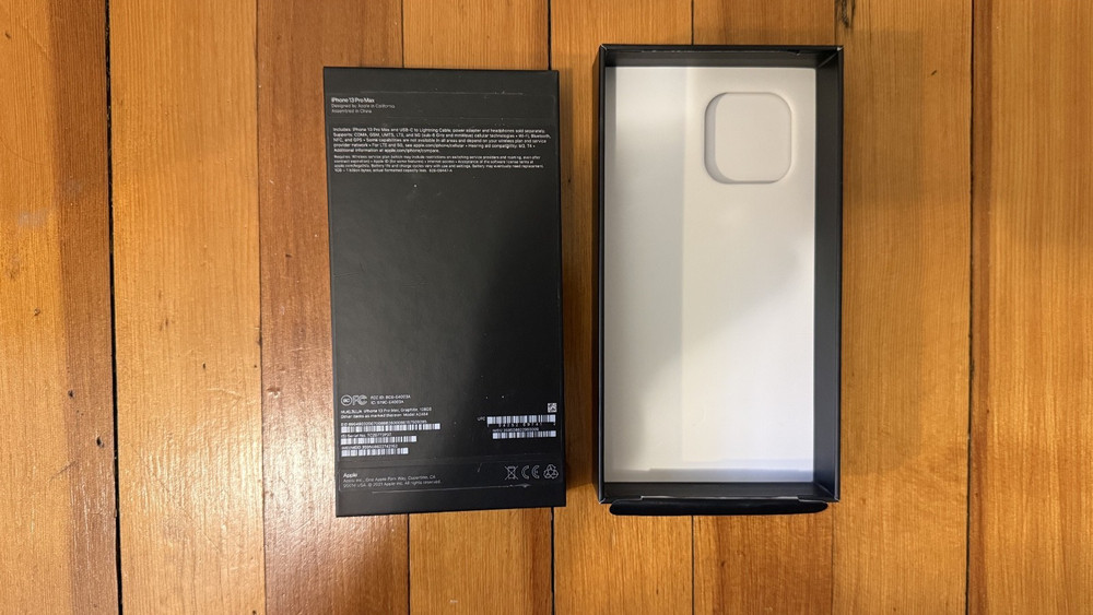 OEM Box Only iPhone 13 Pro Max with cables