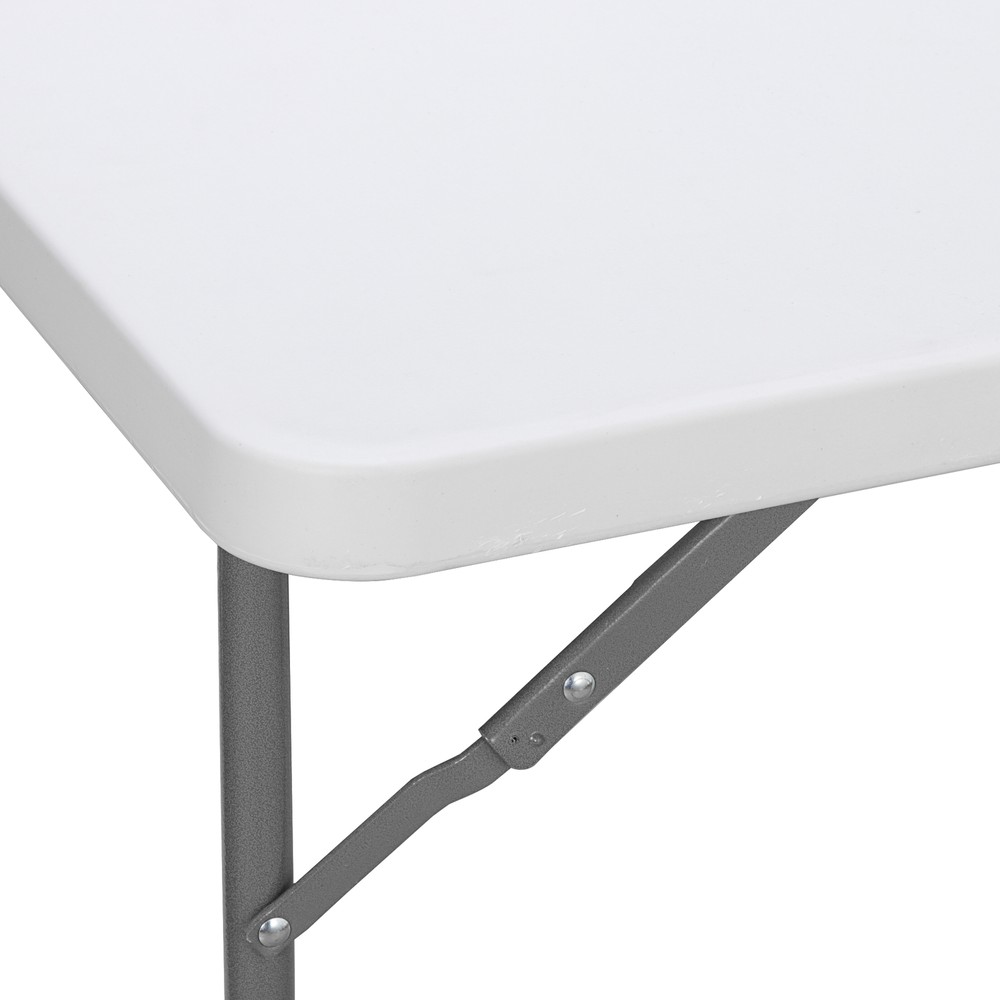 3ft Portable Plastic Folding Table Square Card Table Indoor Outdoor Dining Party