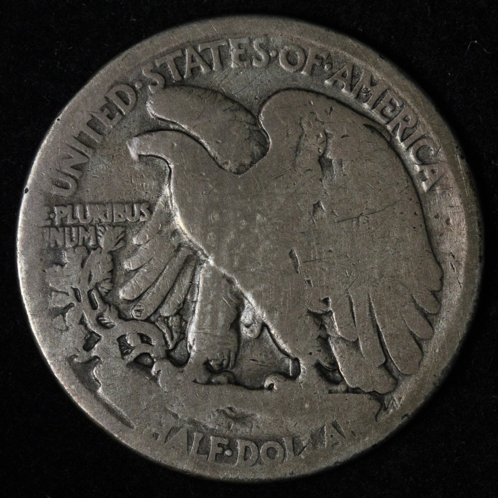 1921 Walking Liberty Silver Half Dollar GOOD E302 WXFB
