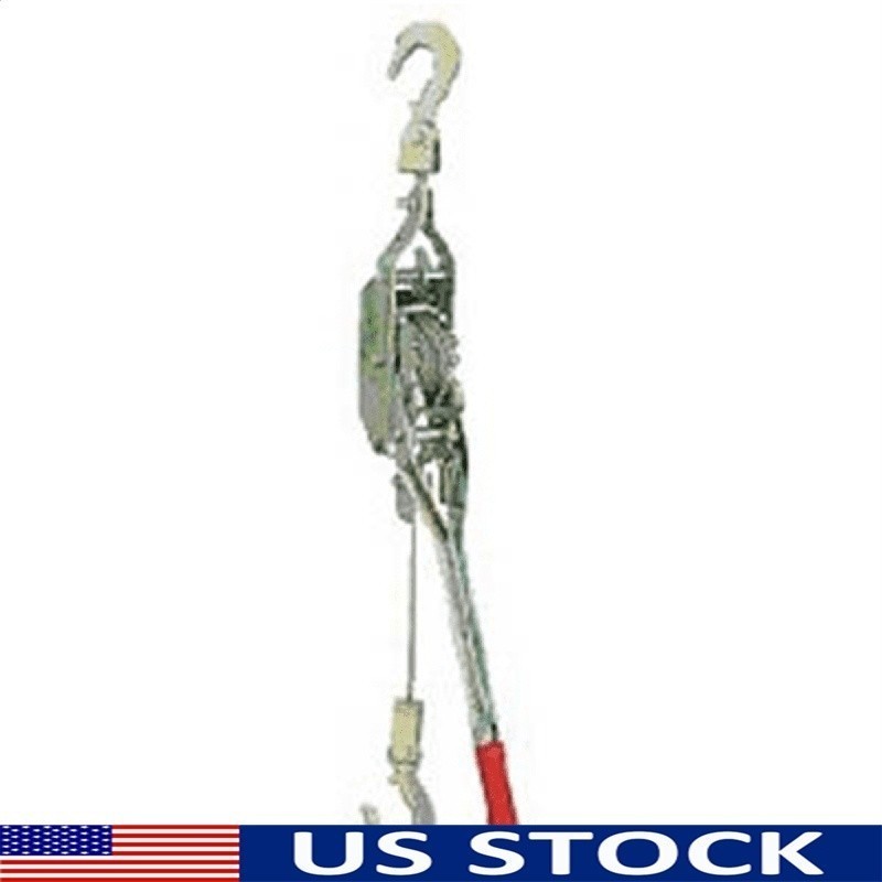 1 Ton Cable Puller Heavy Duty Winch Tool Lifting Towing & Rescue Operations New