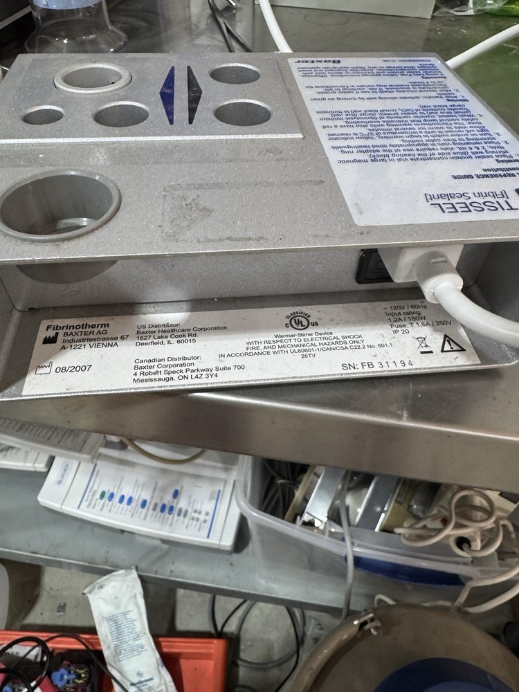 5377 HAEMACURE CORP T206 HEATED STIRRER