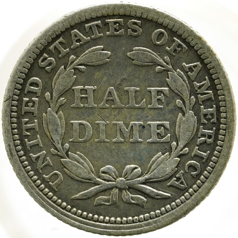 1854 (P) Type 4, Arrows at Date Seated Liberty Half Dime