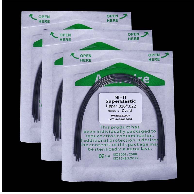20pack Dental Orthodontic Super Elastic Niti Arch Wire Rectangular 016*022 Upper