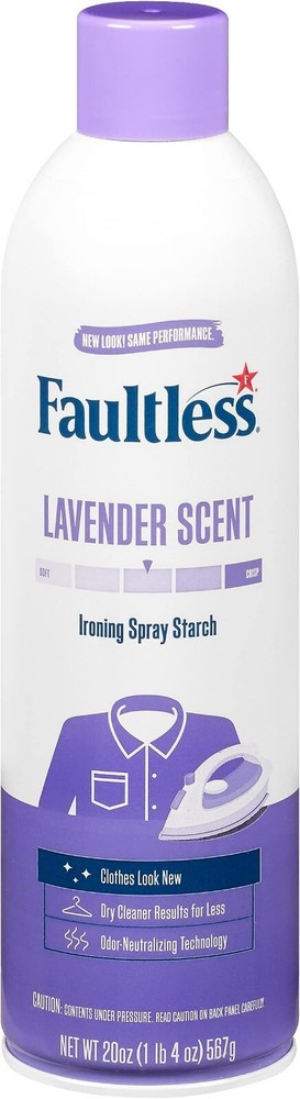 Faultless 20oz. Fresh Lavender Scent Starch (Single Can)