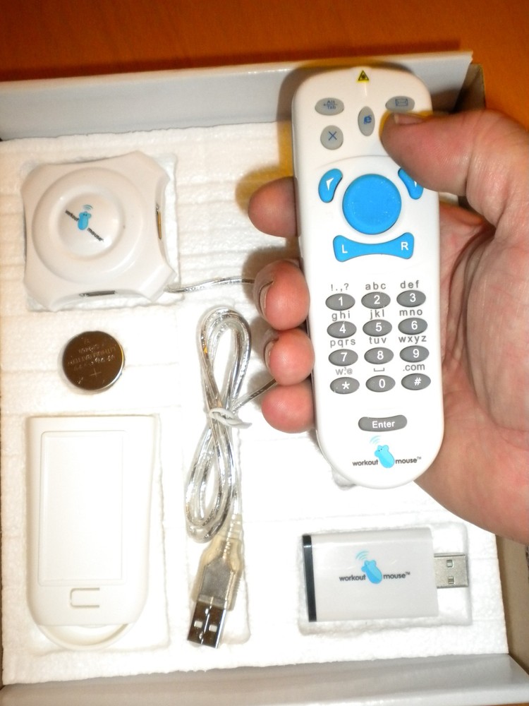 RF Wireless Windows Media Remote Control Mouse Laser Pointer Cordless Presenter