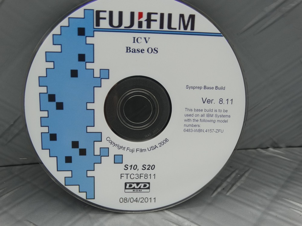 Fujifilm IC V Base OS Software FTC3F811