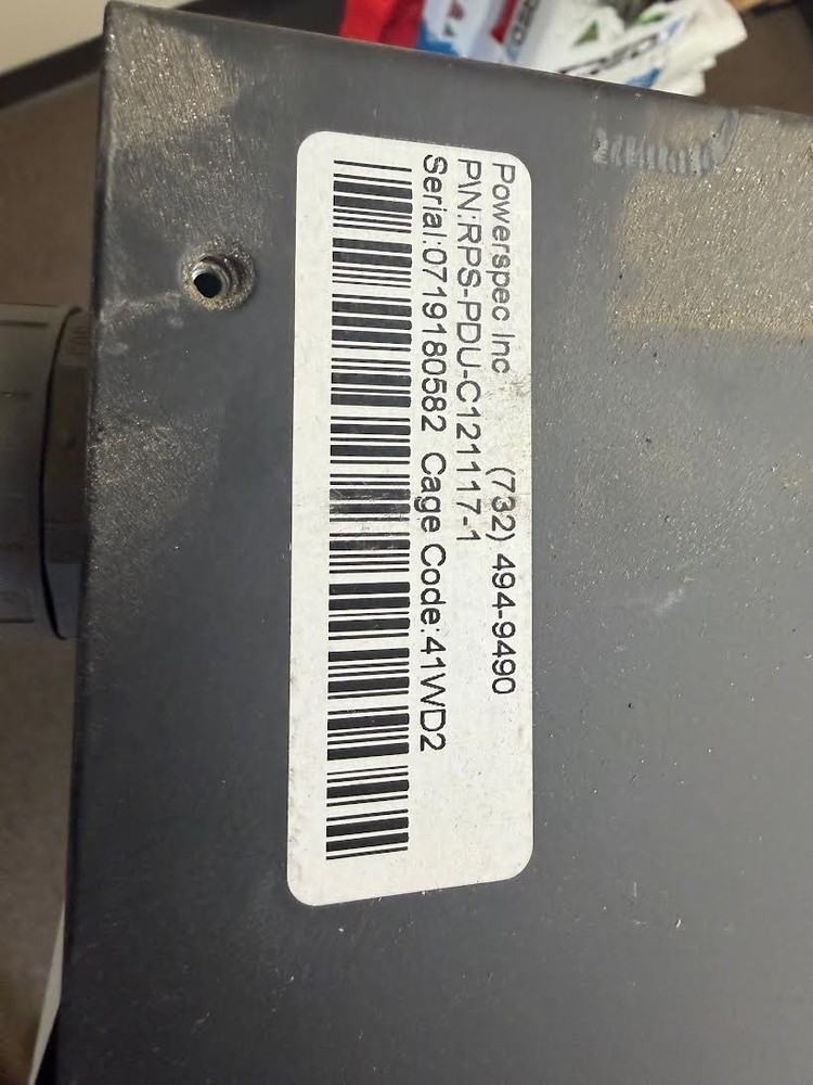 Powerspec RPS PDU C121117 1 12 Outlet Rack Mount Power Distribution Unit