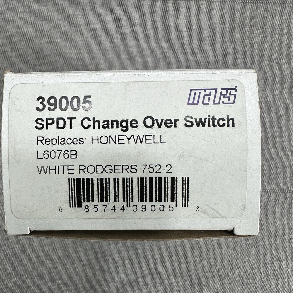 Mars 39005 SPDT Change Over Switch Honeywell Replacement