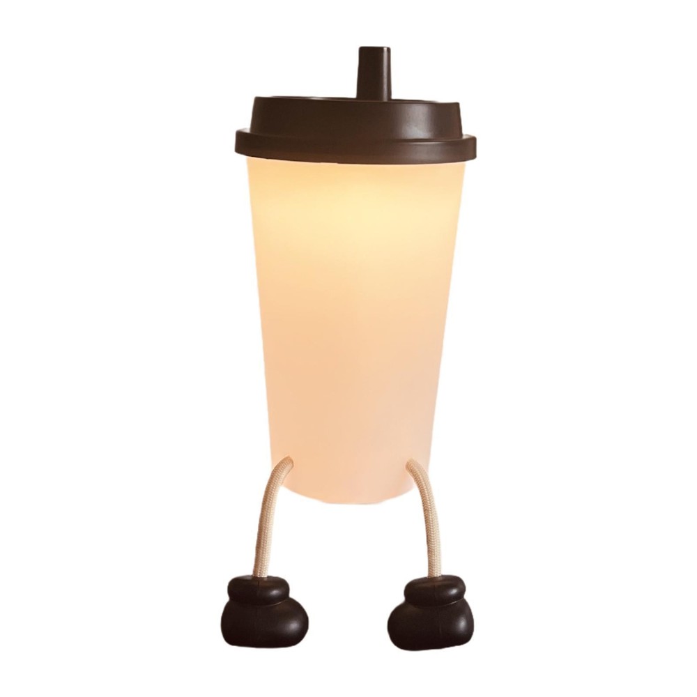 Bubble Tea Cup Night Light for Kids Adjustable Brightness Home Decor
